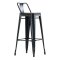 Барный стул дизайнерский черный tolix (арт 29454)