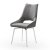 Стул для кухни дизайнерский мягкий серый (арт 28608)
