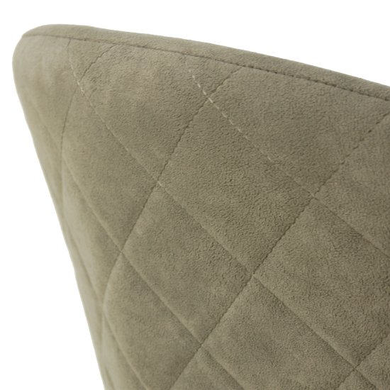 Стул с черными ножками серый из велюра (арт 20281) Фото 3