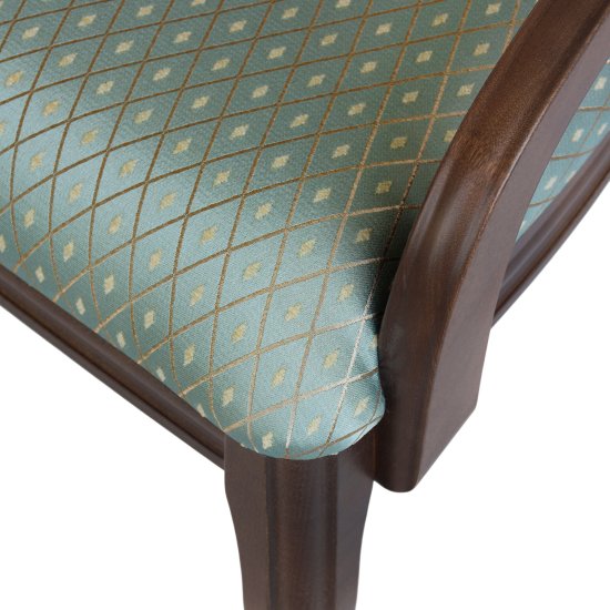 Банкетка деревянная с мягким сидением классика (арт 11137) Фото 3