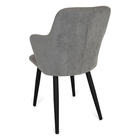 Стул на металлокаркасе мягкий велюровый (арт 26486) Фото 5