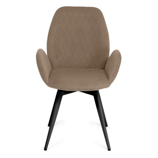 Стул на металлокаркасе мягкий из велюра (арт 33578) Фото 5