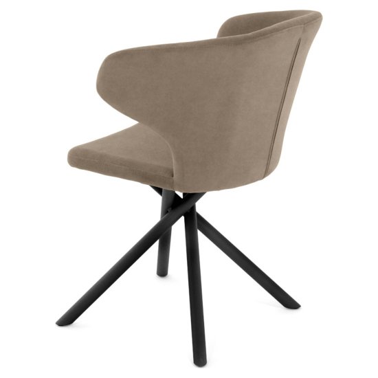 Стул кухонный на металлокаркасе мягкий велюровый (арт 35595) Фото 3