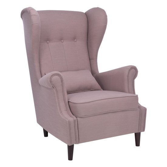 Стул-кресло мягкий с подлокотниками серый классика (арт 29449) Фото 2