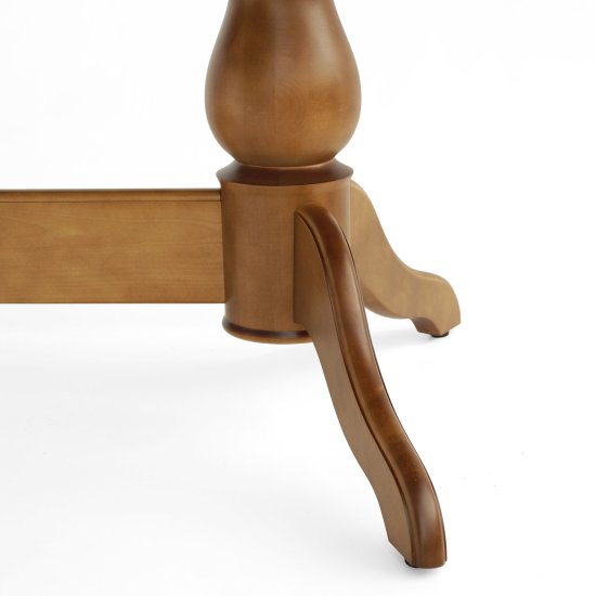 Обеденный стол раздвижной деревянный 140 см классика (арт 5068) Фото 4