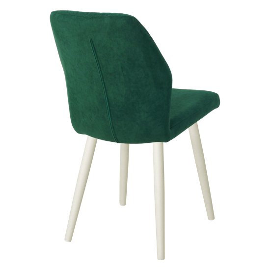 Стул кухонный с мягким сидением зеленый велюровый (арт 20053) Фото 2