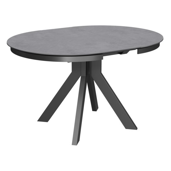 Стол раскладной круглый с покрытием из керамики (арт 33492) Фото 3