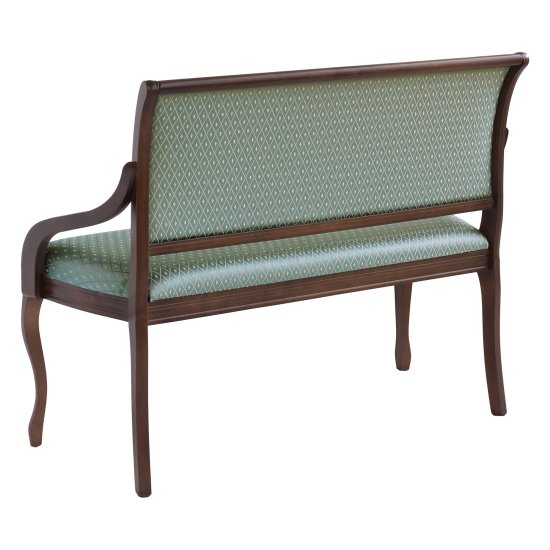 Банкетка деревянная с мягким сидением классика (арт 11137) Фото 2