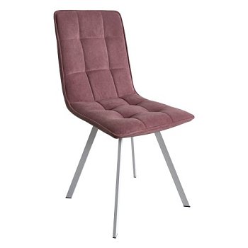 Стул на металлическом каркасе красный (арт 28819) - Фото 2