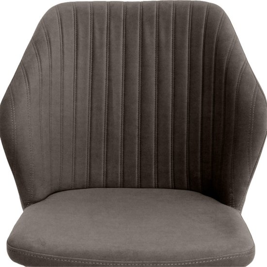 Стул на металлокаркасе мягкий из велюра (арт 25773) Фото 7