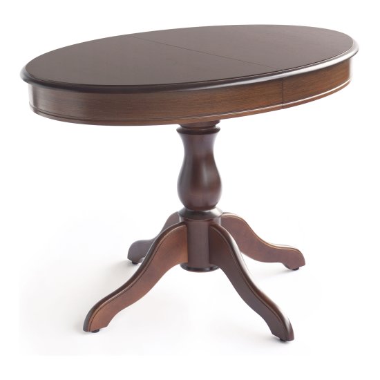 Кухонный стол деревянный на одной ножке классический (арт 4944) Фото 1