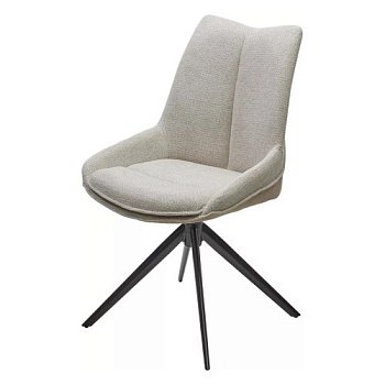 Стул металлический с мягким сидением кремовый (арт 35004) - Фото 2