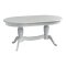 Стол раздвижной овальный белый классика (арт 5090)