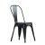 Стул дизайнерский на металлическом каркасе черный tolix (арт 6766)