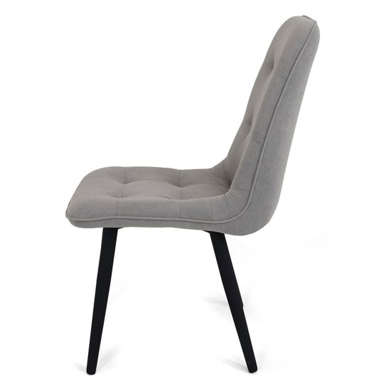 Стул с черными ножками из велюра (арт 20616) Фото 4