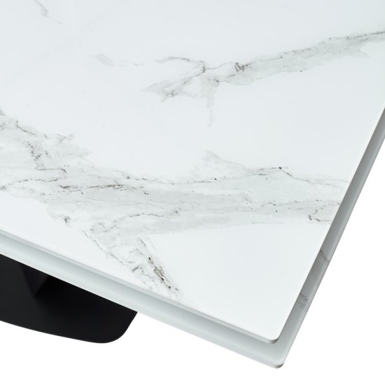 Стол белый на одной ножке 140 см (арт 14810) Фото 3