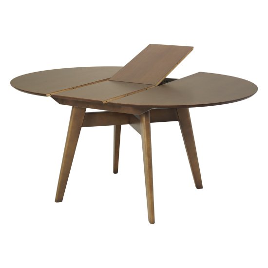 Обеденный стол раскладной круглый D-120(+35) см классический (арт 29128) Фото 2