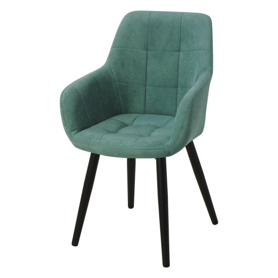 Полукресло на металлокаркасе мягкое голубой (арт 24443) Фото 1