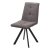 Стул для кухни на металлическом каркасе мягкий серый из велюра (арт 29470)