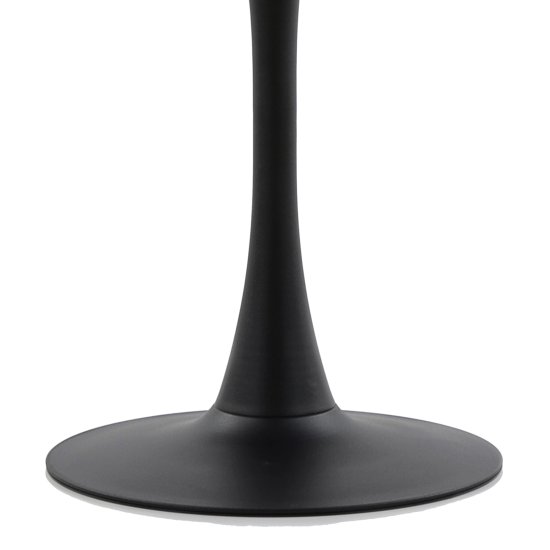 Обеденный стол дизайнерский круглый черный tulip (арт 11443) Фото 2