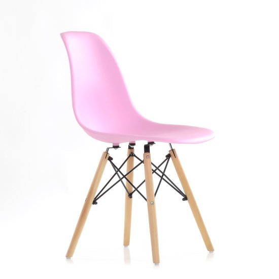 Стул для кухни дизайнерский розовый eames (арт 6588) Фото 3