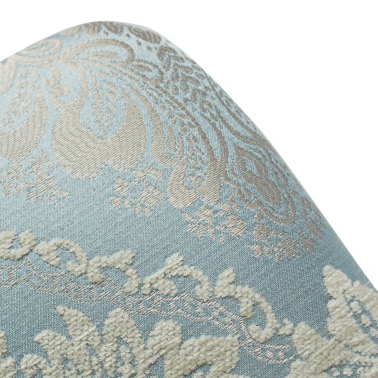 Банкетка деревянная мягкая бежевая в классическом стиле (арт 15766) Фото 2