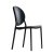 Стул кухонный ножки черные черный современный (арт 6600)