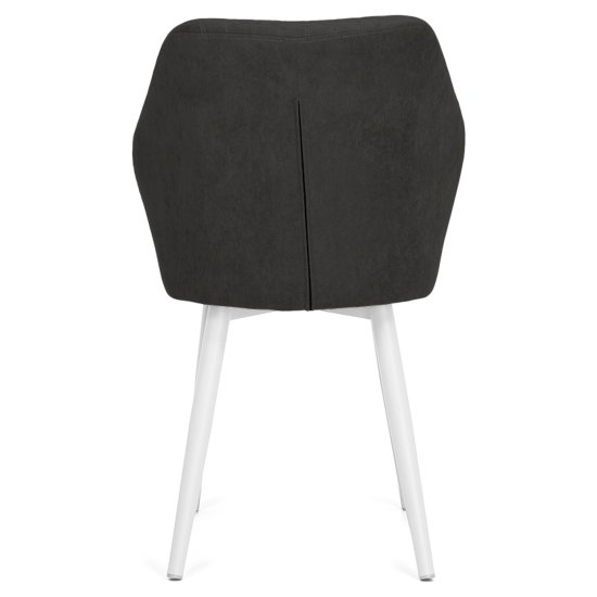 Стул мягкий коричневый из велюра (арт 25969) Фото 3