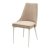 Стул для кухни на металлокаркасе мягкий бежевый современный (арт 11603)