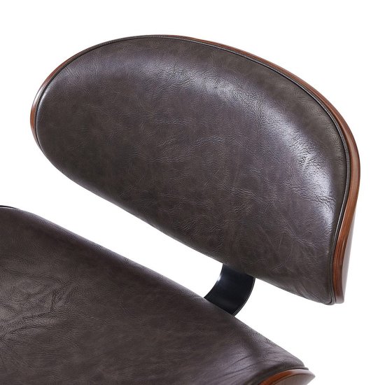 Барный стул с обивкой из экокожи регулируемый (арт 31467) Фото 6