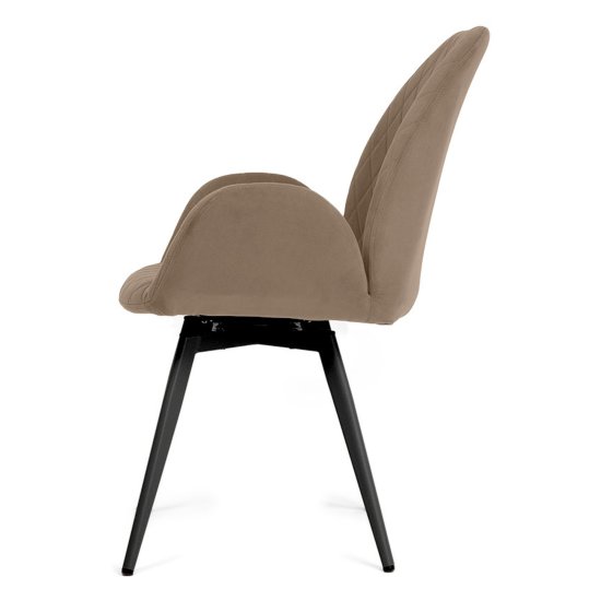 Стул на металлокаркасе мягкий из велюра (арт 33578) Фото 3