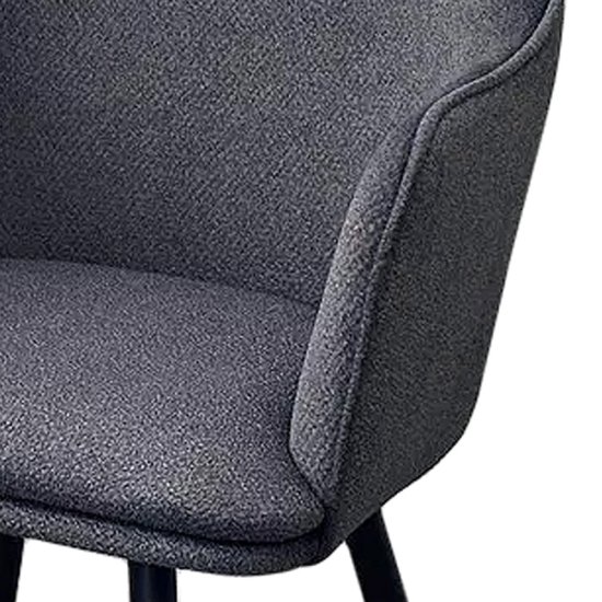 Стул с мягким сидением с подлокотниками серый (арт 33465) Фото 2