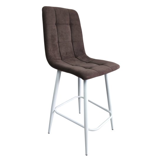 Стул полубарный на металлокаркасе с мягким сидением (арт 23921) Фото 1