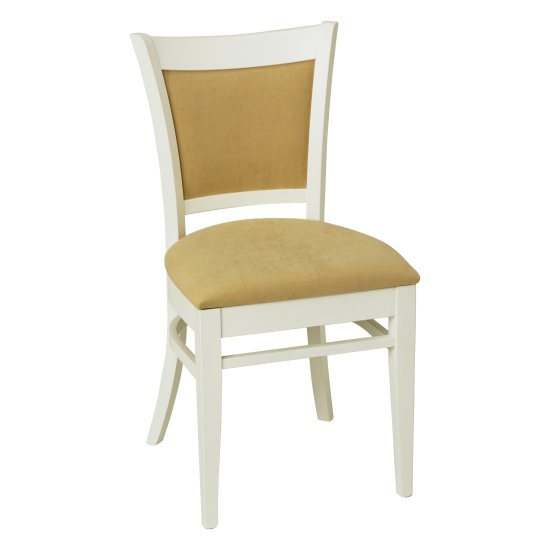 Стул деревянный мягкий бежевый классический (арт 32104) Фото 1
