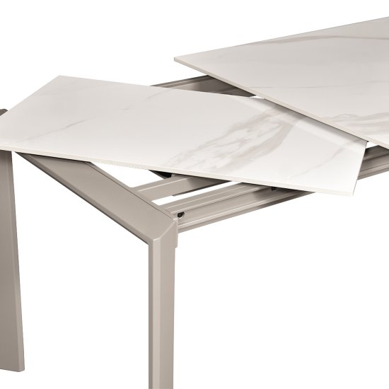 Стол с покрытием из керамики бежевый (арт 29681) Фото 3