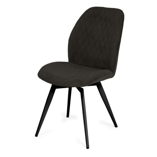 Стул на металлокаркасе мягкий из велюра (арт 33560) Фото 4