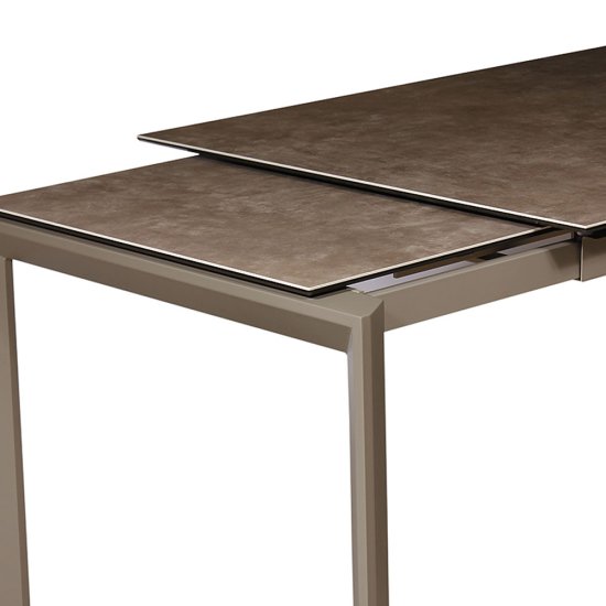 Стол дизайнерский раздвижной прямоугольный керамический (арт 10916) Фото 3