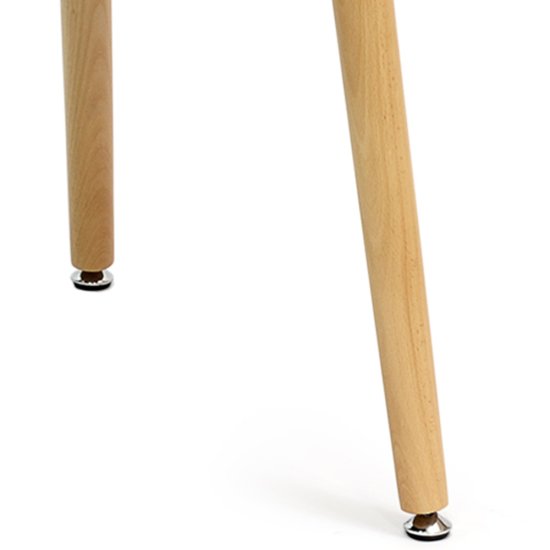 Стол дизайнерский черный D-80 см eames (арт 7108) Фото 2