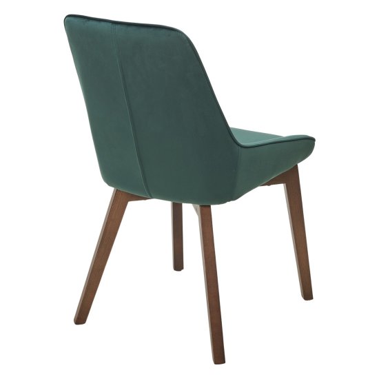 Стул деревянный мягкий зеленый (арт 35000) Фото 2
