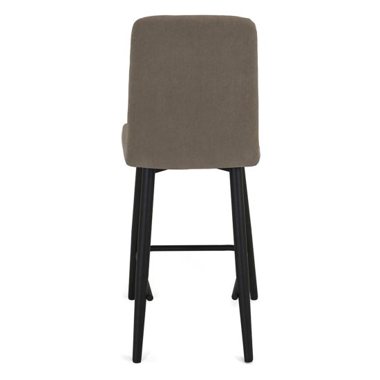 Стул полубарный мягкий из велюра (арт 18861) Фото 5