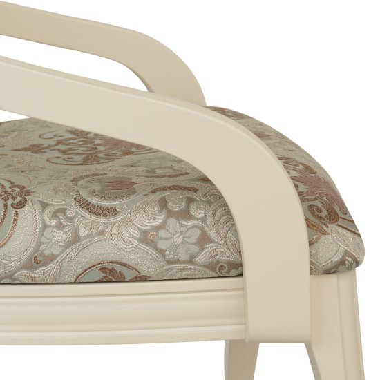 Стул-кресло мягкий с подлокотниками классический (арт 11246) Фото 5