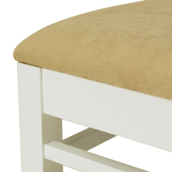 Стул деревянный мягкий бежевый классический (арт 32104) Фото 4