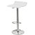 Стул барный ножки хром белый регулируемый современный (арт 5457)