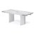 Обеденный стол раздвижной белый (арт 33761)