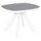 Стол овальный с керамической столешницей серый (арт 35219)