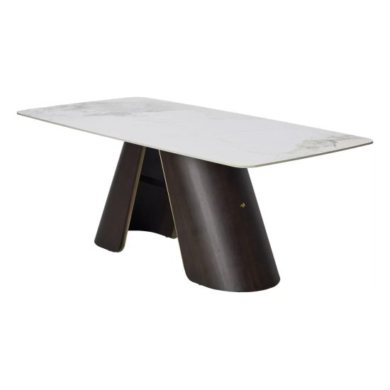 Стол со столешницей из керамики современный (арт 34097) Фото 1