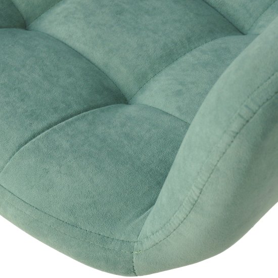 Полукресло на металлокаркасе мягкое голубой (арт 24443) Фото 3