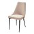 Стул обеденный мягкий бежевый велюровый (арт 11351)