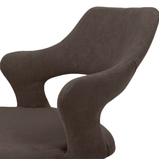 Стул с металлическими ножками мягкий велюровый (арт 33599) Фото 8