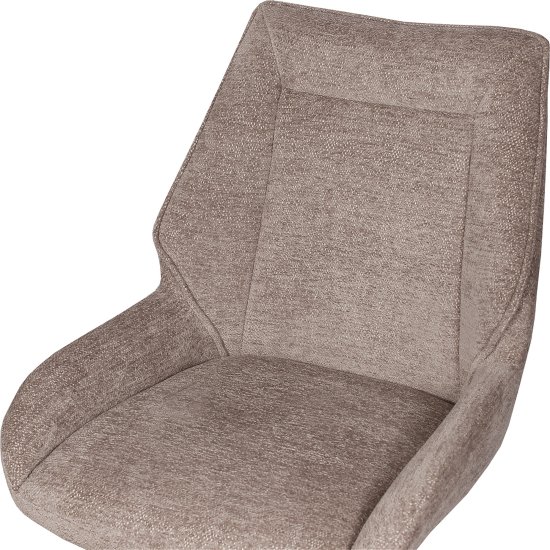 Стул мягкий бежевый из велюра (арт 35496) Фото 3